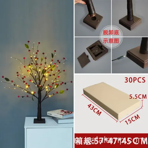 Рождественская елка домашнего декора со светодиодным освещением